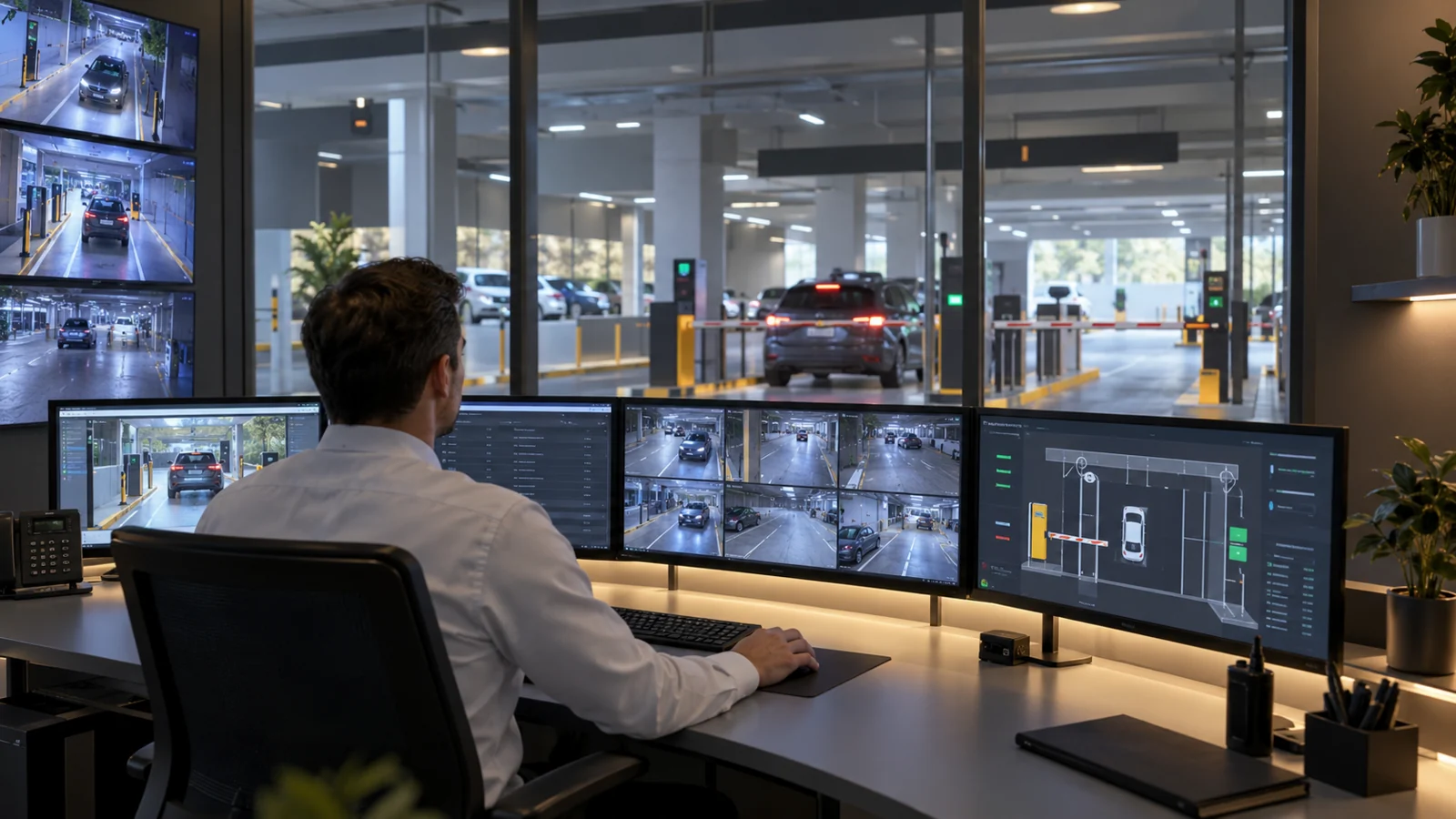 acompanhamento operacional por monitores.